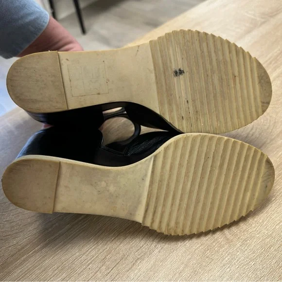 Robert Clergerie Black Wedges - Picture 8 of 11